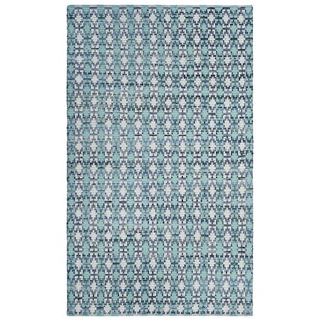 Safavieh Montauk Medium Rectangle Area Rug, Turquoise and Multicolor - 5 x 8 ft. MTK123C-5